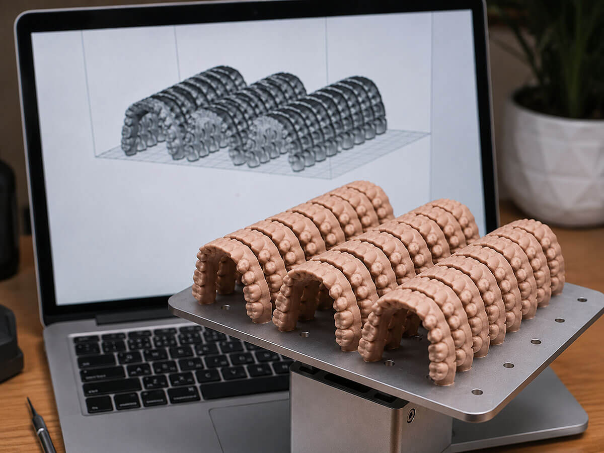 Digital and printed orthodontic models produced by UK orthodontic laboratory in the UK